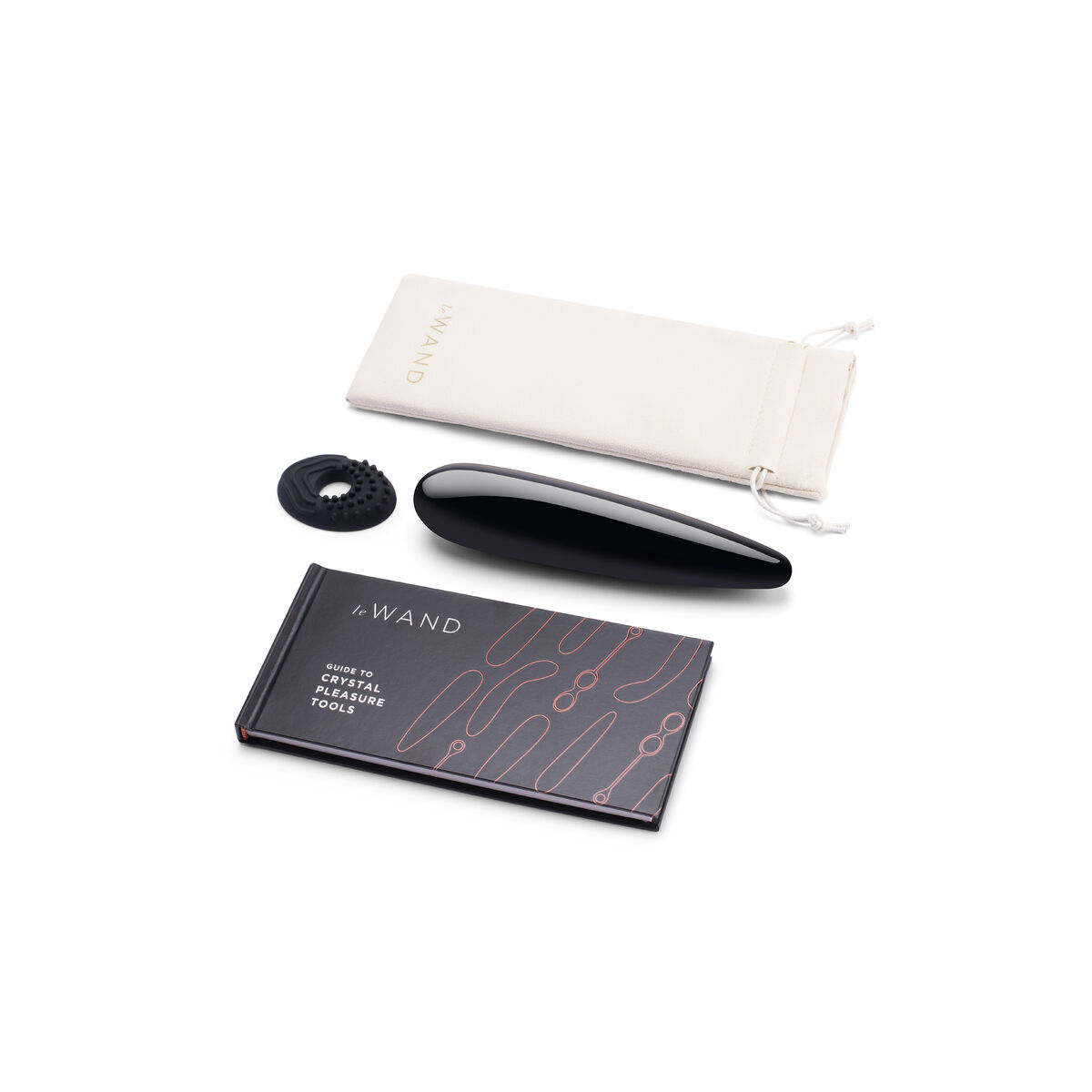 Bullet vibracija Le Wand Crystal Juoda